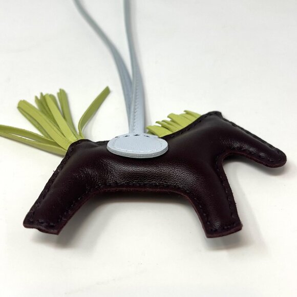 HERMES BNIB Milo Lambskin Rodeo PM Bag Charm - Picture 11 of 11